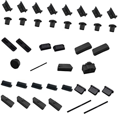 HOMSFOU 40St Motherboard-Staubschutz tatsächl Stuck Staubstopfen Typ c Staubkappen- Steckerset mit Buchse Silikonstopfen Anti- -Stopper Anti- - Motherboards