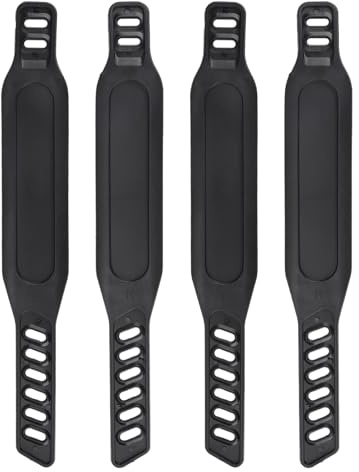 weigongr Pedale für Heimtrainer, 2 Paar, verstellbar, für Fitnessstudio, Fahrrad, Zubehör, robustes Gummi