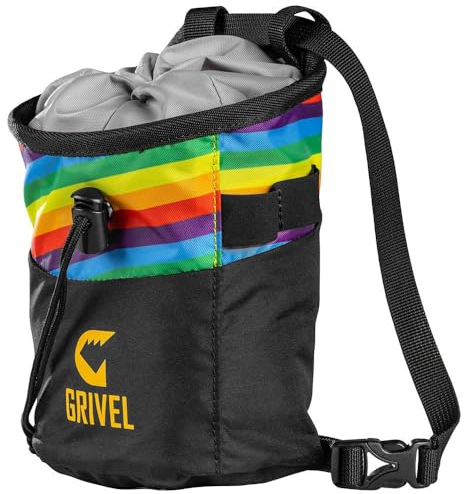 GRIVEL Trend Chalk Bag Rainbow Borsa magnesio Accessori Arrampicata, Unisex Adulti, Taglia UNICA
