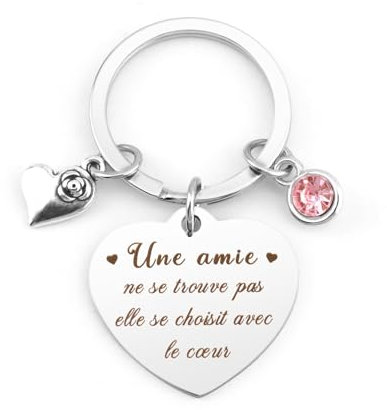 Cadeau Meilleure Amie Femme Porte Clé Cadeau Anniversaire Femme Cadeaux Amitié Original Utile Idée Cadeaux Meilleure Amie Original Pour Noel Anniversaire Porte Clef