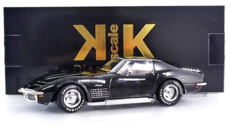 KK-Scale KKDC181224 - Chevrole. Corvett. C3 Black 1972 with Removable Roof Parts - maßstab 1/18 - Modellauto