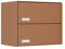 Briefkasten, Design Wandbriefkasten Oslo for Two in Rost - Bravios