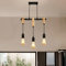 Pheashine Pendelleuchte Vintage Industrial Hängeleuchte Schwarz, E27 Metall und Holz Hängelampe für Esszimmer, Küche, Wohnzimmer, Bar, Restaurant