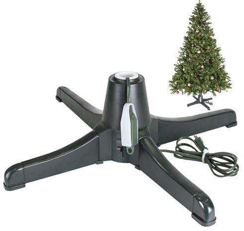 Supporto per albero di Natale rotante - Base per albero di Natale rotante - Supporto per albero di Natale rimovibile per Natale | Base girevole per albero di Natale per decorazioni per feste in casa (