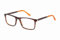 BOTANIQ Rechteckig Azetat Brillen in Tort für Herren, Brille mit Sehstärke, optional mit Sonnenbrillen tönung oder Blaulichtfilter (Modell BIO-1081-102)