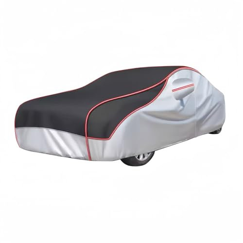 Housse de Voiture pour Golf (5 Portes) MK2 (1983-91)|Garage extérieur en Tissu Oxford avec Doublure en Coton,bâche de Voiture,imperméable à la Pluie,à la Neige,à la grêle,Anti-Rayures