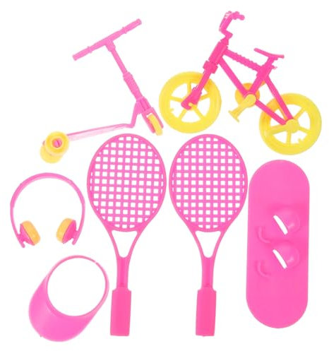 ibasenice 1 Set Sport Spielset Für Puppe Kunststoff Für Puppe Puppen Puppe Koffer Für Reise