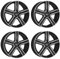 4x Dezent Felgen KG dark 8.5Jx19 ET46 5x112 kompatibel mit Audi A5 A6