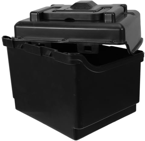 SILENRADAWN Portable with Lid and Built-in Multilayer Protection Battery Compartment Case Box Battery 24v Plastic for Electric Vehicle and Mini Bikes for Outdoor Rides and Adventures