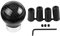 EBTOOLS para pomo de velocidad negro para pomo de velocidad tuning Botón de cambio de velocidad del coche, modificado cabezal de velocidad universal/verdadero botón de cambio de velocidad/palanca de