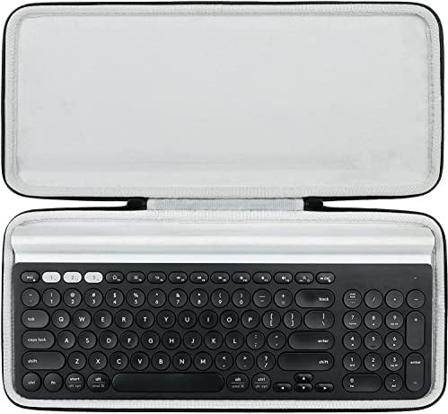 Khanka Eva Custodia Rigida da Viaggio per Logitech K780 Tastiera Multidispositivo Wireless per Windows(solo caso)