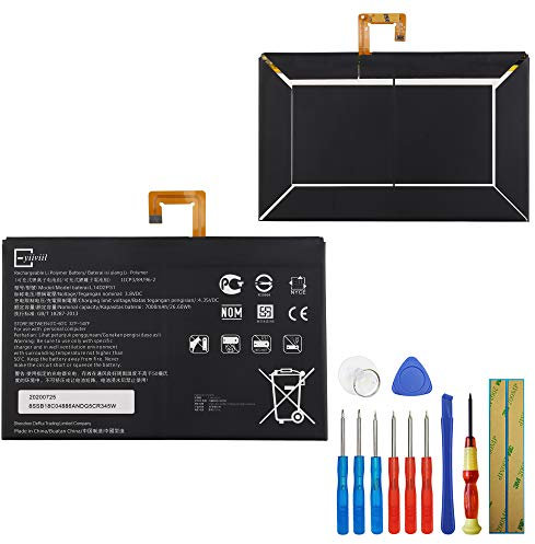 E-yiiviil Ersatzakku L14D2P31 Kompatibel mit Lenovo Tab 2 A10-70 Tab 2 A10-70F Tab2 X30F with Tools