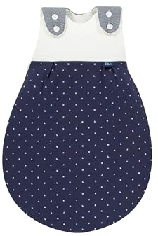 Alvi Baby-Mäxchen Außensack Baumwolle LaLeLu - Blau 56/62