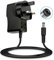 Power Supply, UK Charger AC 5.5m x 2.1mm, 9V 1A 1000mA DC Power Supply Adapter for CCTV security camera/Audio and More 9V Devices, 1 meter AC to DC power cord, Wall Charger(Black)