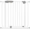 ib style Kaya Treppenschutzgitter für Babys 75-175 cm ohne Bohren Türschutzgitter Klemmgitter für Hunde Schutzgitter Weiß Grau 95-105 cm