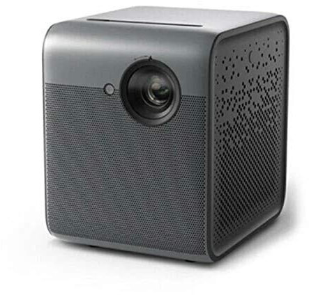 Mini Projector DLP 3D Projector 550Ansi Lumens 1080P Support 4K Android 2 + 16GB Four-way Trapezoidal Correction Smart Home Theater Projector Home Theater Projector ( Color : Black , Size : Onesize )