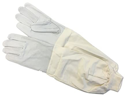 Imkerhandschuhe in allen Größen - Kinder S M L XL XXL - Imkerei Bienen Handschuh, 6-8 Jahre