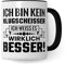 Klugscheisser Tasse - Kaffeebecher Mit Spruch Lustig für Besserwisser - Arbeit Büro Geschenk für Kollege, Kollegin - Kaffee- und Teetasse Mit Humor und Witz