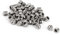 PATIKIL M4 x 4mm Cono Punta Esagonale Presa Grub Vite, 50pz 304 Acciaio Inox Set Viti per Asciugamani Porta Porta Manopola, Argento Tono