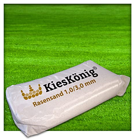 25 kg Rasensand 1,0-3,0 mm Gartensand Quarzsand Grassand Rasenpflege Wurzelaktivator Bodenverbesserung