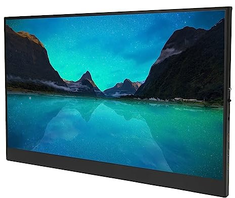 Portable Monitor, 17.3 Inch Monitor, 2K 2560x1440 165HZ Care Screen Type C Gaming Monitor, Dual Speaker Computer Display HDMI Type C for Laptop PC MAC Phone PS5