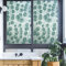 JOLIHOME Privatsphäre Fensterfolie Buntglas-Fensteraufkleber Nicht Klebend Mattierte Vinylfolie Abnehmbare Statische Klebefolie Tönungsfolie Rollen für Zuhause Büro Dekor Runde Blätter 44.5x200cm
