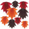 SUNBEAUTY Fall Orange Maple Paper Leaves Fans for Fall Party Decorations Hanging Leaf Fall Paper Fans for Autumn Thanksgiving Woodland Birthday Baby Shower Rustic Wedding Party Decorations