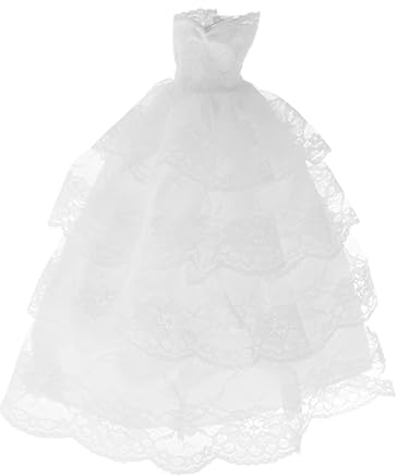 Brautkleid, Figur Im Maßstab 1/6, Hochzeitskleid, Einzigartiges Ankleidezubehör, Rock, Kleidung für Club, Arbeitszimmer, Schlafzimmer, Haushalt, Weiß