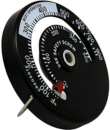 Ofenventilator, Schneller Holzofenventilator mit 4 Blättern, Einstellbare Rotation Wärmebetriebener Kaminventilator, Umweltfreundlicher Küchenventilator, Überhitzungsschutz, Thermoventilator für