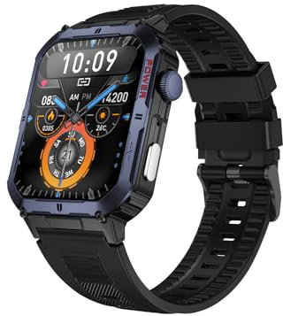 Trevi T-FIT 500 S Smartwatch con Display AMOLED 2.06 Always On Full Touch, Chiamate Wireless, Monitoraggio Sonno, Passi, Frequenza Cardiaca, Fitness Tracker, Waterproof, Blu