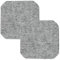 vhbw 2x Filtre à charbon actif compatible avec Moulinex Quadra 700, Classic&Super1000, Classic 1000 Friteuse - 12 x 12 x 0,8 cm
