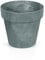 DIKEL Pot de fleurs diamètre 30 cm, hauteur 26 cm, bac à fleurs, aspect béton, en plastique durable, résistant aux intempéries et aux UV, cache-pot pour un aménagement élégant de jardin et de pièce,
