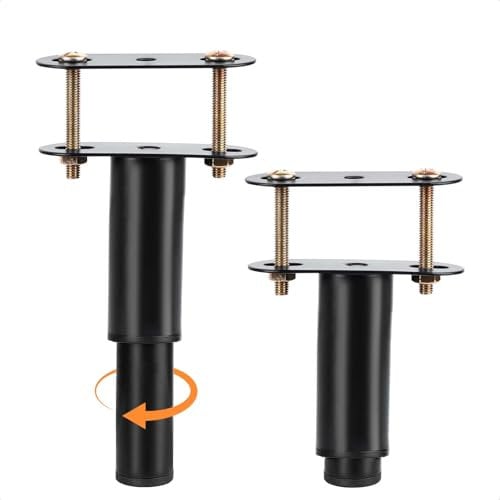 KYYLZ 2 Pcs Bed Legs,Bed Support Legs,Adjustable Furniture Legs for Bed Support Feet Retractable Heavy Duty Adjustable (18-32cm)