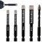 5-Piece Porcelain Tile Drill Bits Set, Diamond Hole Saw Kit with Hex Shank, Includes 4 Diamond Tile Drill Bits (6/6/8/10mm) & 1 Carbide Drill Bit – Ideal for Ceramic, Marble, Granite