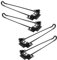 Operitacx Patas de Mesa Plegables de Metal Resistentes Diseño Simple Soporte para Muebles para Hogar Juego de 4 Piezas