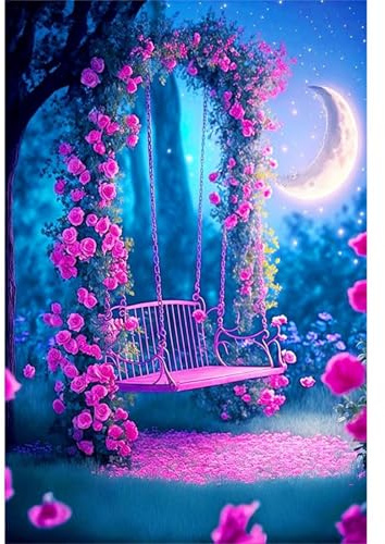 Blaue Schaukel - Puzzles für Erwachsene,Puzzle 1000 Teile, Puzzle 50x75 cm DIY - Puzzles für Heimdekoration, Familienpuzzle für Erwachsene und Kinder