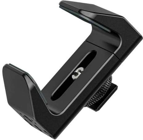 Yominerr Universelle Powerbank-Halterung, Cold Shoe Mount für 53 mm Bis 72 mm Netzteil für DSLR-Kamerakäfig, Batterieklemme