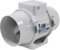 EDE Group Turbo-E 100mm 4 Inch InLine Extractor Fan - Powerful Mixed Flow Duct Mounted Bathroom Extractor Fan with Timer