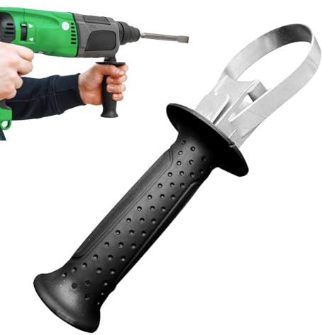 HATTER DROY Hand – Leiter für Stein, manueller Wandlocher | Tragbarer manueller Hammerleiter, schwerer Schlagbohrfliesenstein, robustes manuelles Bitwerkzeug für Anwendungen