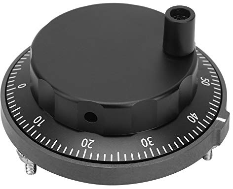 Gearwell CNC-Pulser-Handrad, 5V 80mm Dreh-Encoder, manueller Impuls generator 6Pin, 100PPR Impuls-Encoder, für CNC-Drehmaschine-Steuerung, Fräsmaschine Betrieb