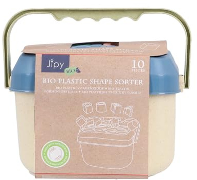 Jipy Formenbox Bioplastik Lernspielzeug 10-teilig nachhaltig
