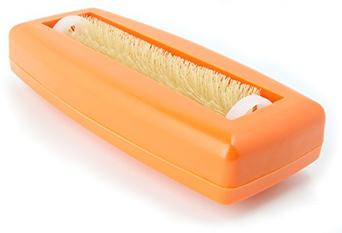 Crumpy Krümelbürste Tischroller Handstaubsauger für Auto Caravan Zuhause (Orange)