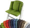 BambiniWelt Sitzkissenset für Stokke Tripp Trapp Hochstuhl *14 FARBEN MELIERT* 2 teilig Sitzkissen Auflage Bezug Ersatzkissen Kissen (Hellgrün) XX