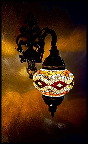 Samarkand - Lights Wandleuchte Mosaiklampe Mosaik Wand Lampe Orientalische Lampe Wandlampe M