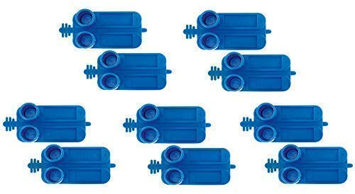 10 Stück Schnurspannklötze mit Schnellspannverschluss