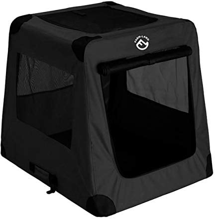 Farm-Land Hunde-Autotransportbox schwarz Hundetransportbox NEU 2019
