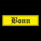 Shirtblaster Bonn Städte Auto Aufkleber Sticker 5cm x 17cm