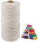 jijAcraft 100M Bäcker Bindfäden, Beige Baumwollschnur 3mm, Baumwoll-Garn zum Küche, Bastelschnur, ideal für Binden von Fleisch, Wurst Machen, DIY, Handwerk, Boho-Dekor, Pflanzenaufhänger, Wandbehänge