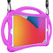 TopEsct iPad 7th/8th/9th Hülle Kinder Anti-Shock Stoßfest Griff Ständer Schutzhülle for iPad 7th/8th/9th Gen 10.2 (2019) / iPad Air 3rd Gen (Lila)