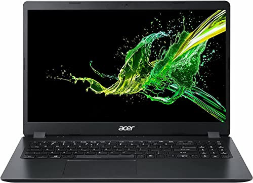 Acer Aspire 3 15,6 Full HD 1080p 2020 PC portable, processeur Intel Core i5-1035G1 Quad-Core 8 Go DDR4 RAM, 256 Go SSD, Ethernet, HDMI, Wi-Fi, webcam, clavier numérique, Windows 10 Home, gris acier